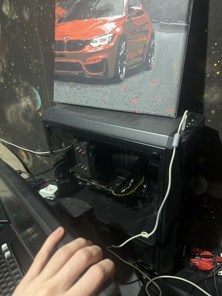 Комп Ryzen 5 5600x msi 3gb 16 gb 3600mhz