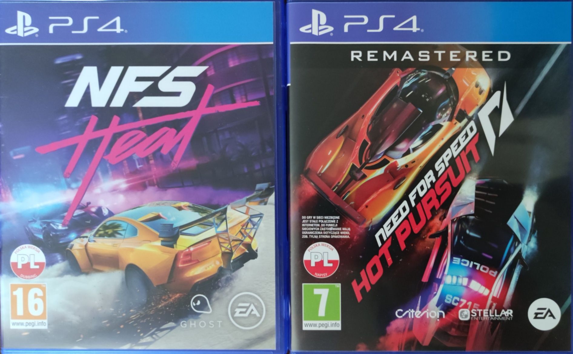 Need for Speed: Heat + Hot Pursuit | 2 Gry PS4