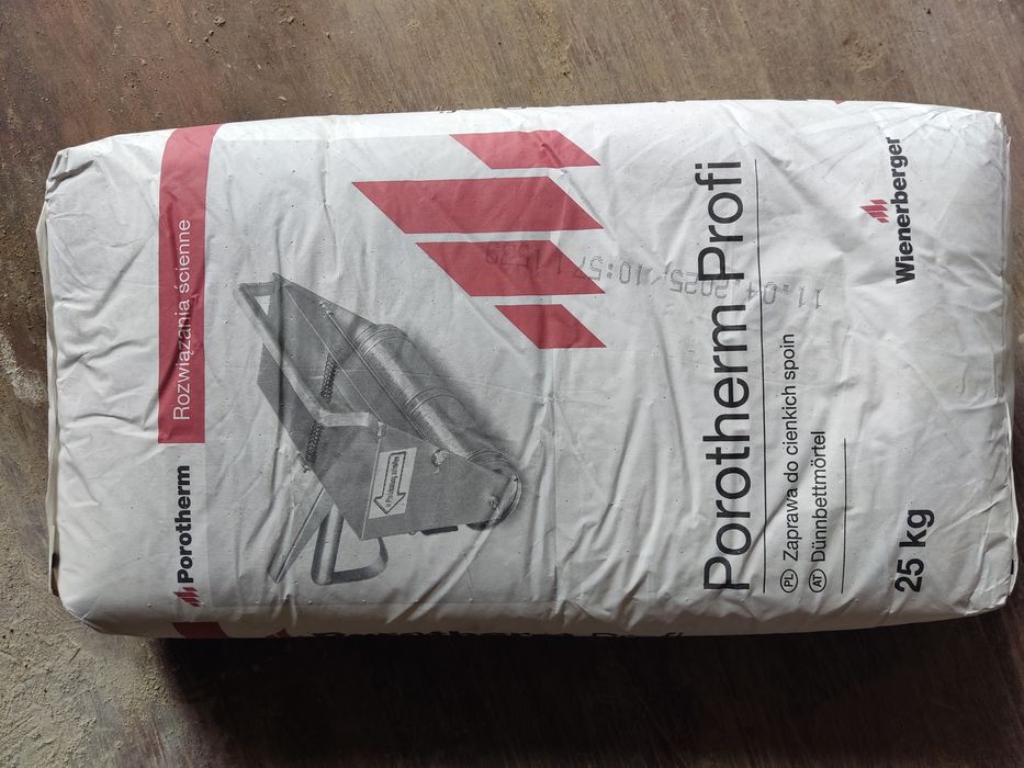 Zaprawa ciękowarstwow Porotherm Profi 25kg