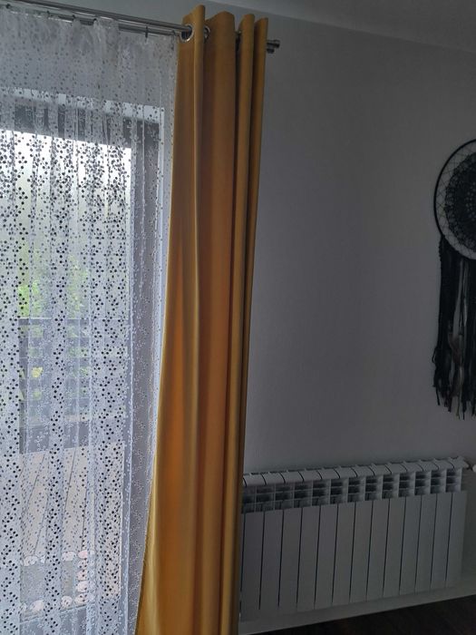 Zasłona na przelotkach velvet welur.