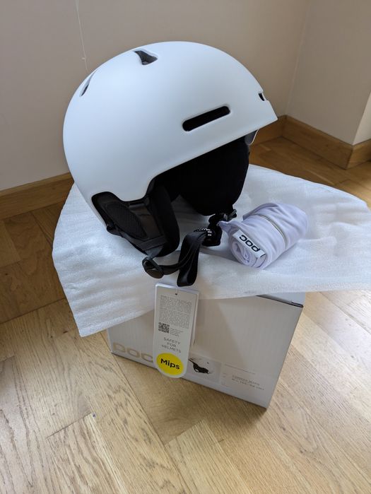 POC Fornix MIPS 55 58 M L Hydrogen White kask narciarski snowboardowy