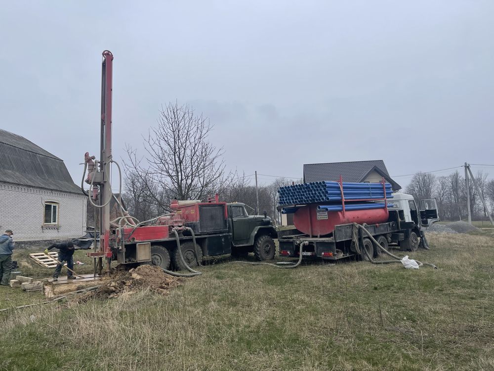 Буріння свердловин на воду! Гарантія! Під ключ!