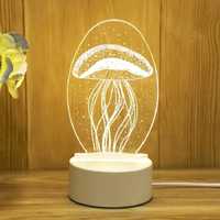 Світлодіодна лампа нічник USB "Медуза" Creative Visualization Lamp