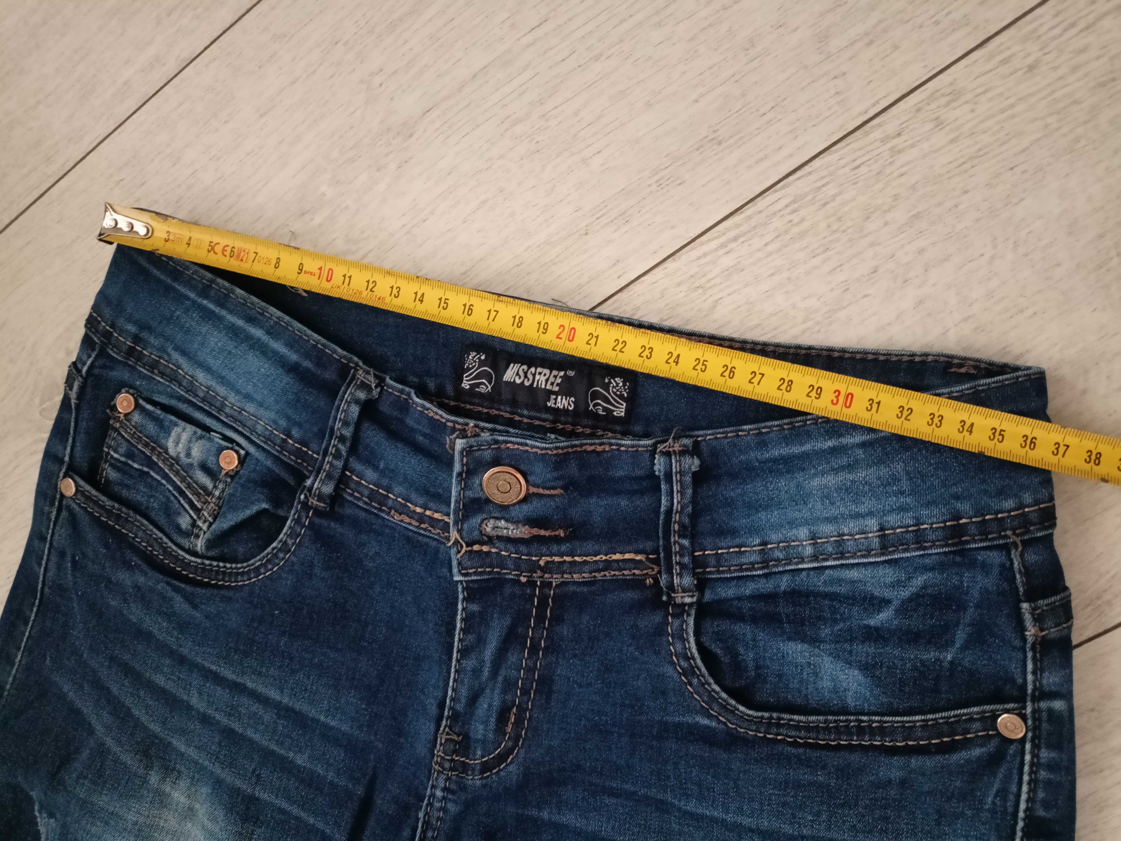Spodnie jeansowe damskie rozmiar z metki 28