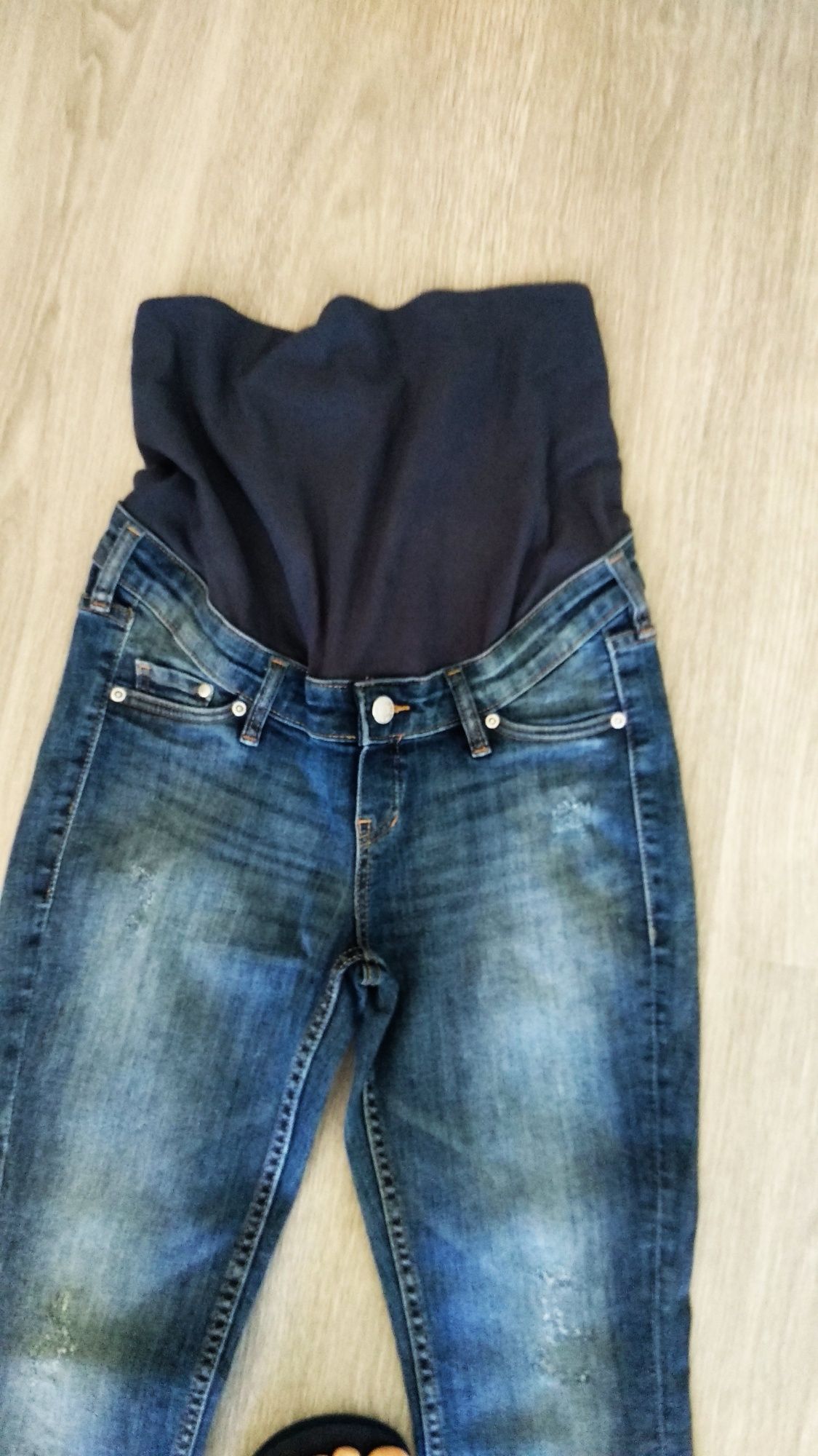 Calças de ganga- jeans para grávida S/M