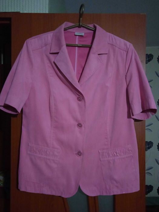 Піджак з коротким рукавом, жакет р. 50-52, 52-54. Торг