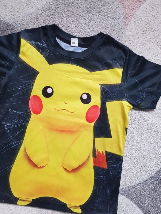 Koszulka z krótkim rękawem z  Pikachu Pokemon 140