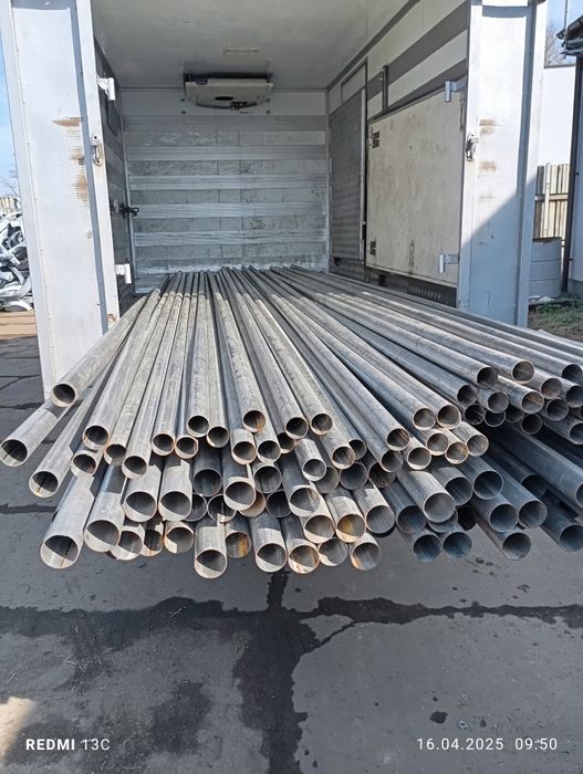 Rury stalowe nierdzewka nierdzewne, magnetyczne, slupki