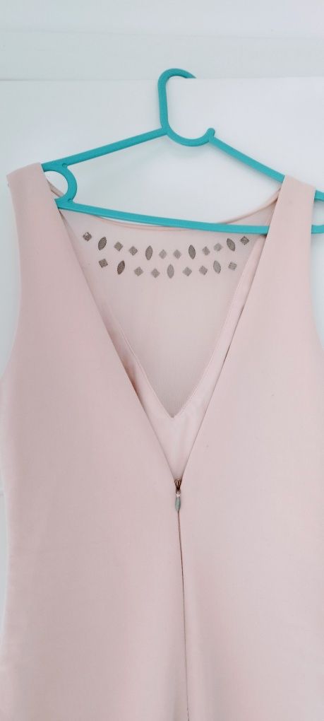 Sukienka mini ołówkowa, z koronką i aplikacjami XS Zara