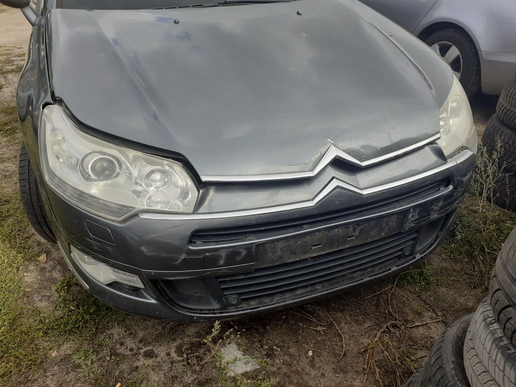 Citroen c5 09r zderzak maska lampa klapa drzwi szyba pas belka blotnik