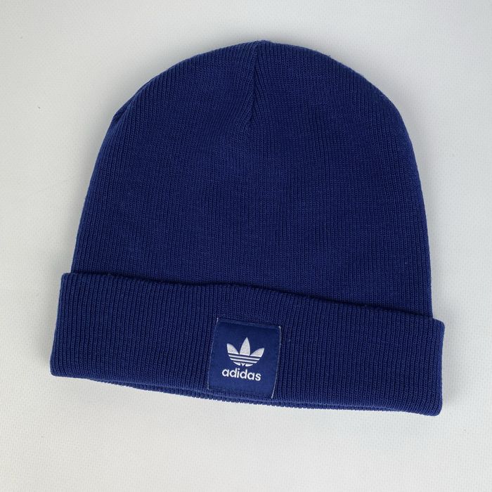 Шапка Adidas Originals H35508 чоловіча темно синя оригінал