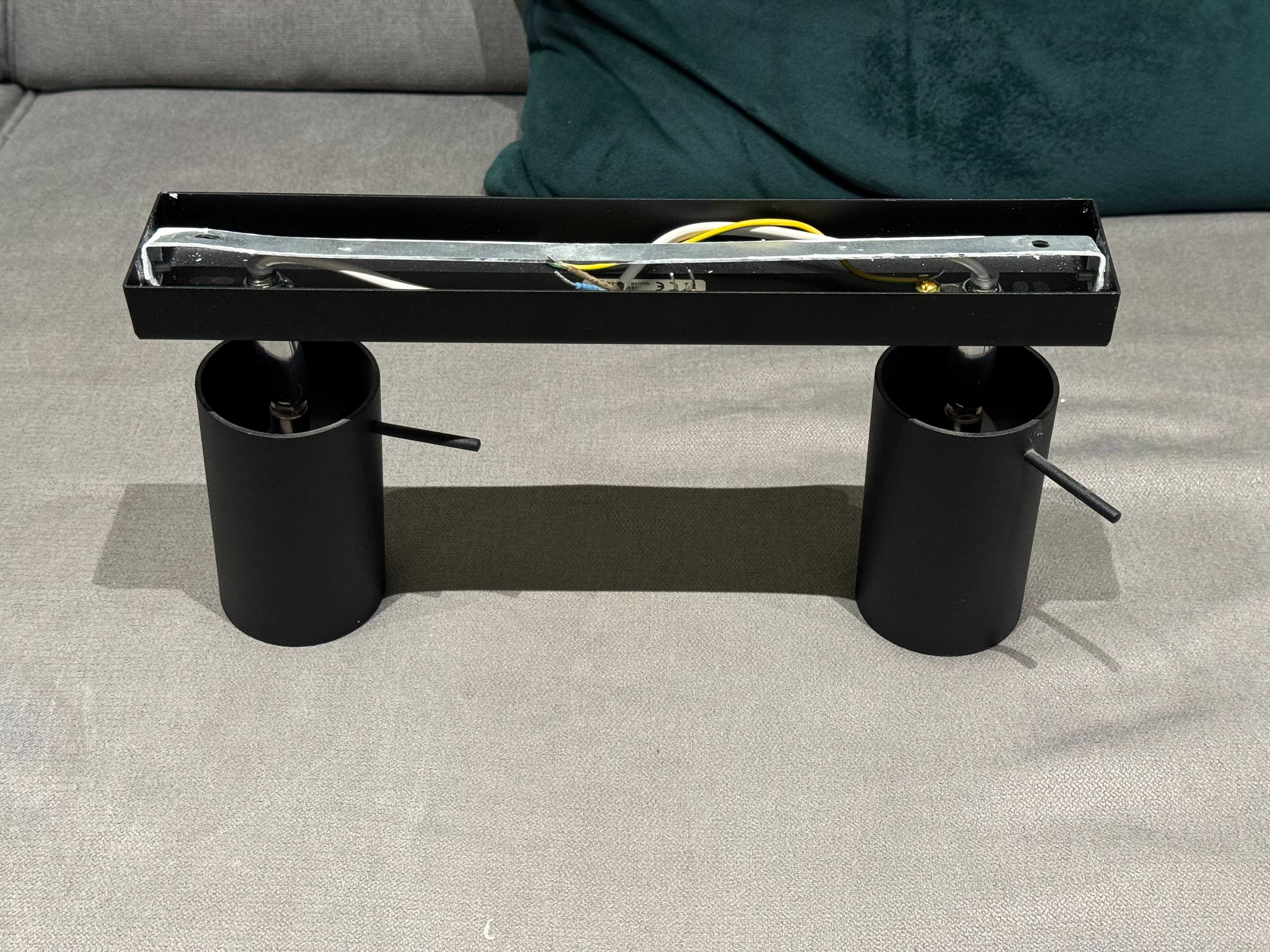 Lampa listwa halogenowa Plafon RING 2 Czarny SPOT