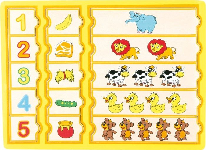Edukacyjna Układanka dla Dzieci Zwierzątka