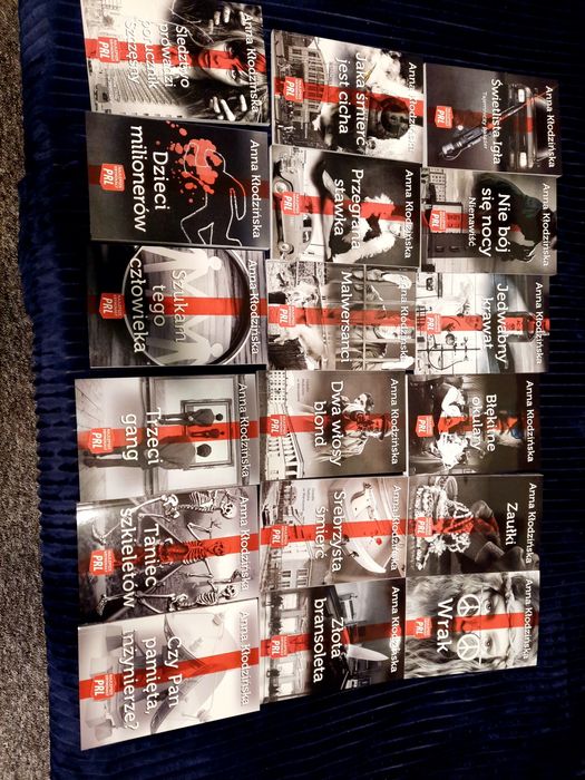 Kryminały z PRL u, 80  szt.Nowe,komplet