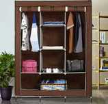 Складной каркасный тканевый шкаф Storage Wardrobe 88130 на три секции