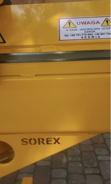 Обладнання.Листогиб "SOREX"2,16м 1мм. Ціна за комплект.Польща оригінал