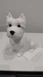 West highland white Terrier figurka 3d 15cm