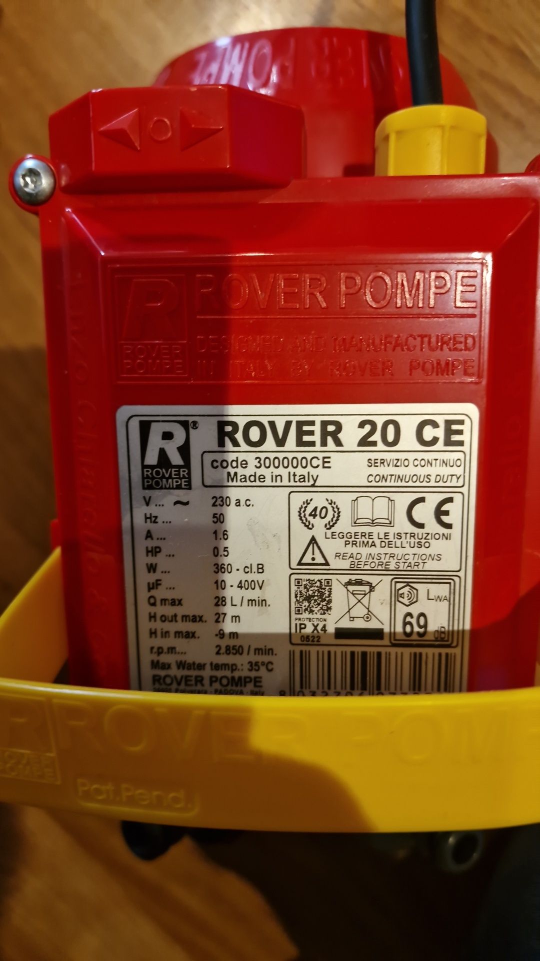 Bomba Rover pompe
Cormulticolorido
MaterialAcciaio Inosidaiert
Estilo