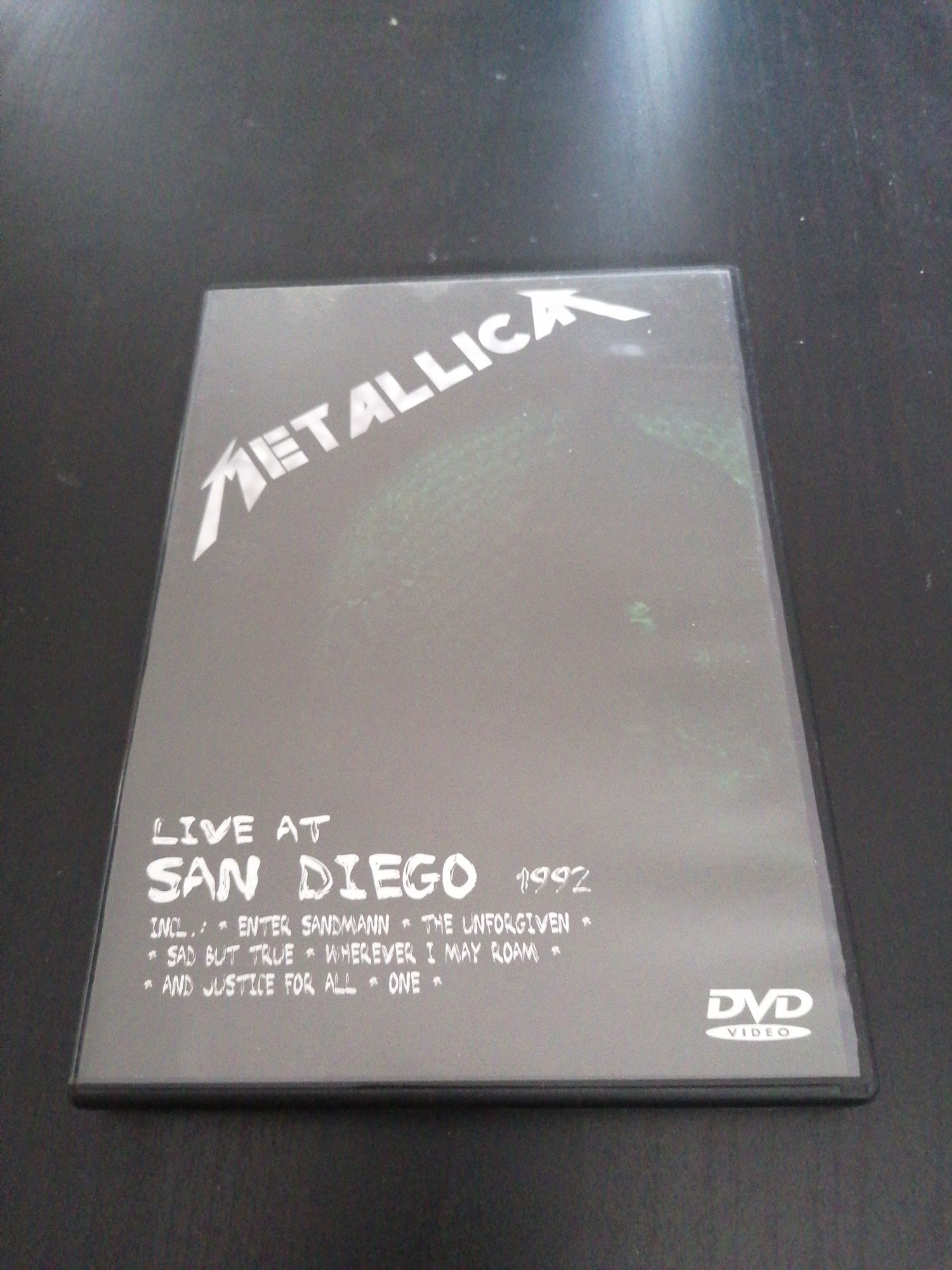 Metallica Live at San Diego 1992 dvd