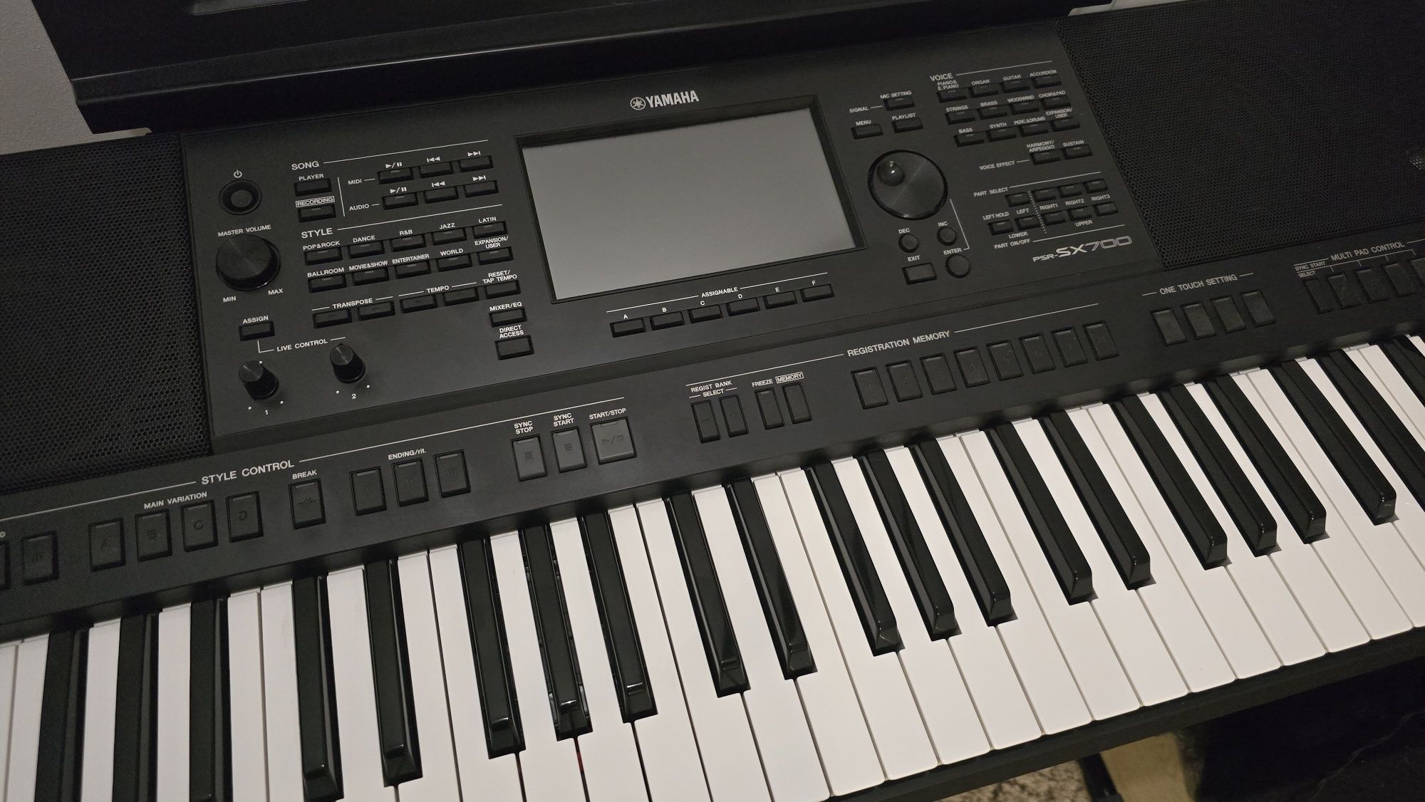 Yamaha SX700 keyboard klawisz organy