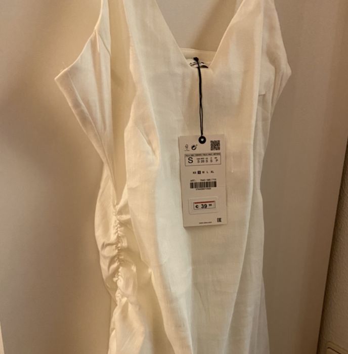Vestido linho zara