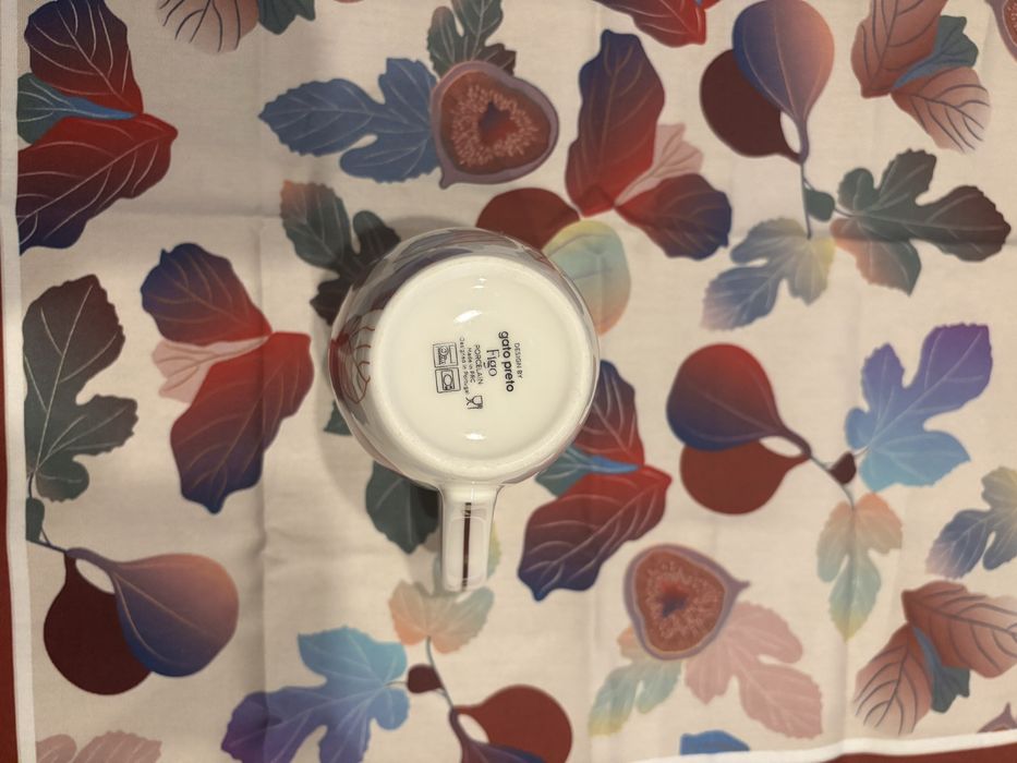 Caneca e guardanapo figo Loja do gato Preto