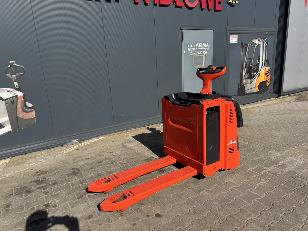 Paleciak elektryczny Linde T 20 Ap 2019 r 2000 kg wózek z podestem