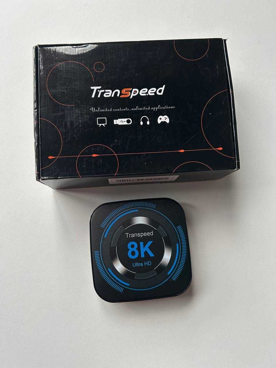 TV Box Transpeed Android 12 | 2/16GB | 8K | Wi-Fi | Смарт ТВ Приставка