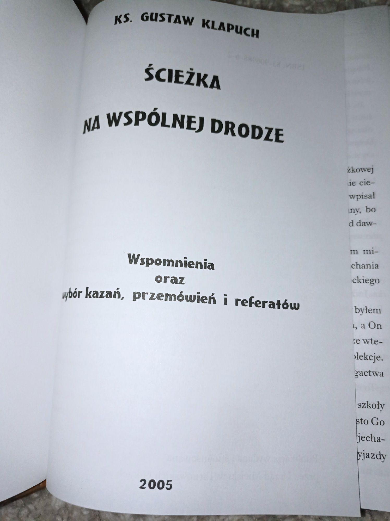 Ścieżka na wspólnej drodze książka