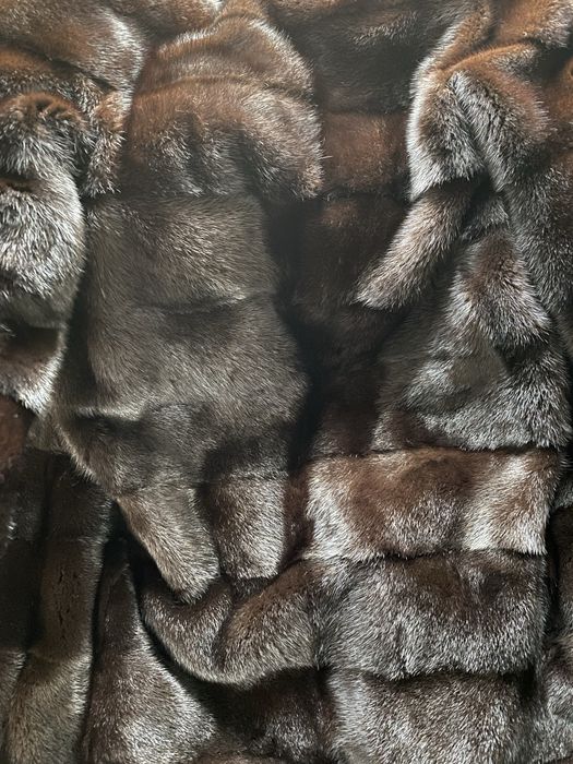 Норковая шуба цельная норка соболь куница