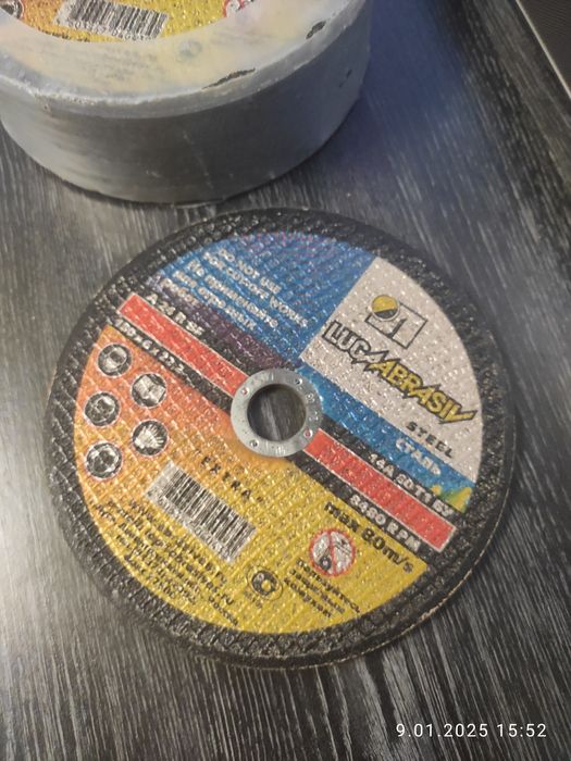 Коло шліфувальне  по металу 180х6,0х22 мм