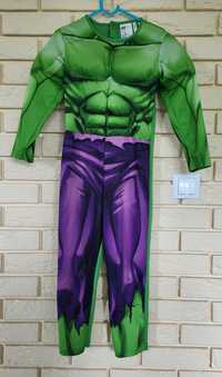 Strój Hulk 128/134 cienki superbohater bal przebierańców