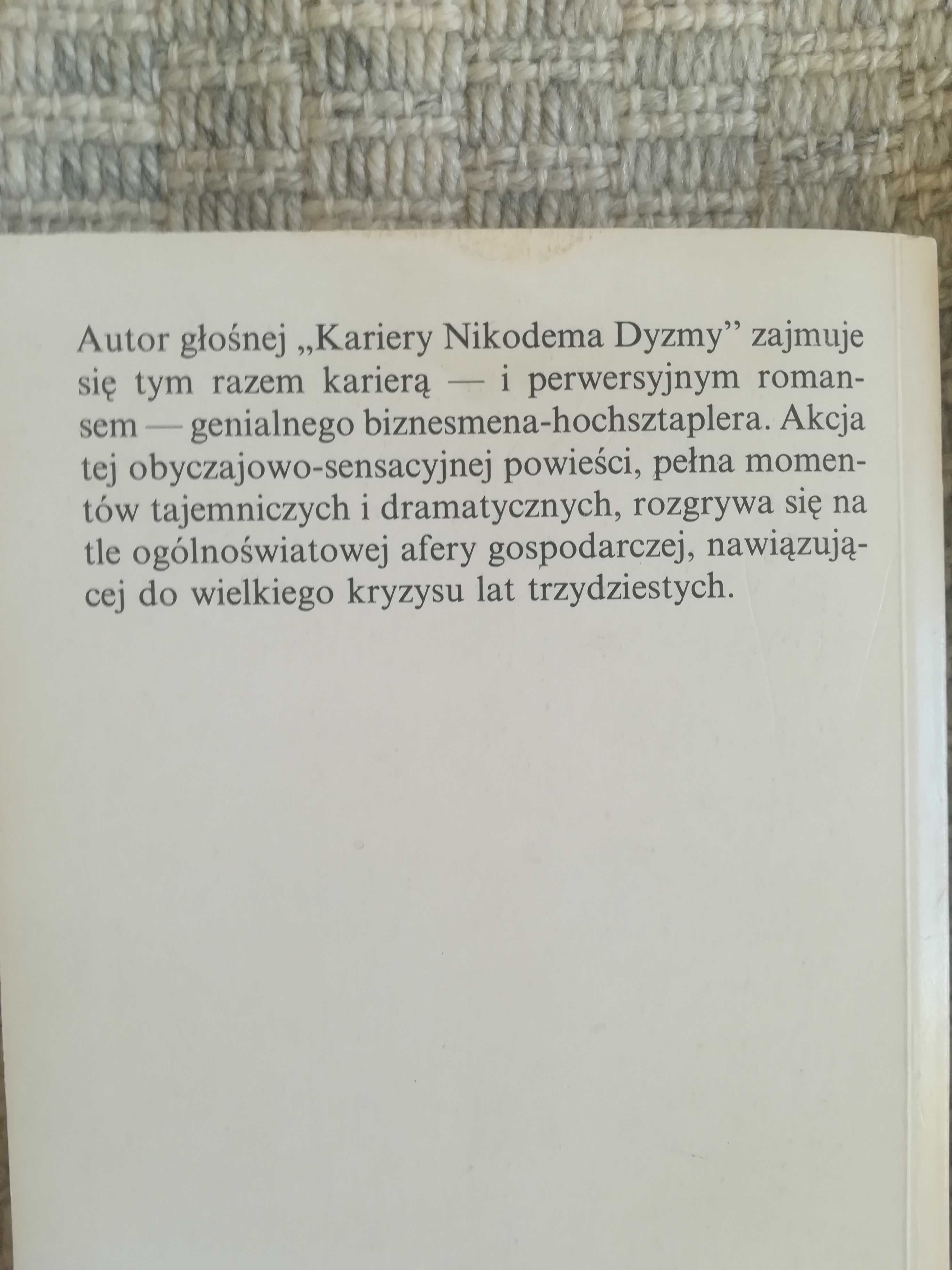 Tadeusz Dołęga Mostowicz  Bracia Dalcz i SKA literatura