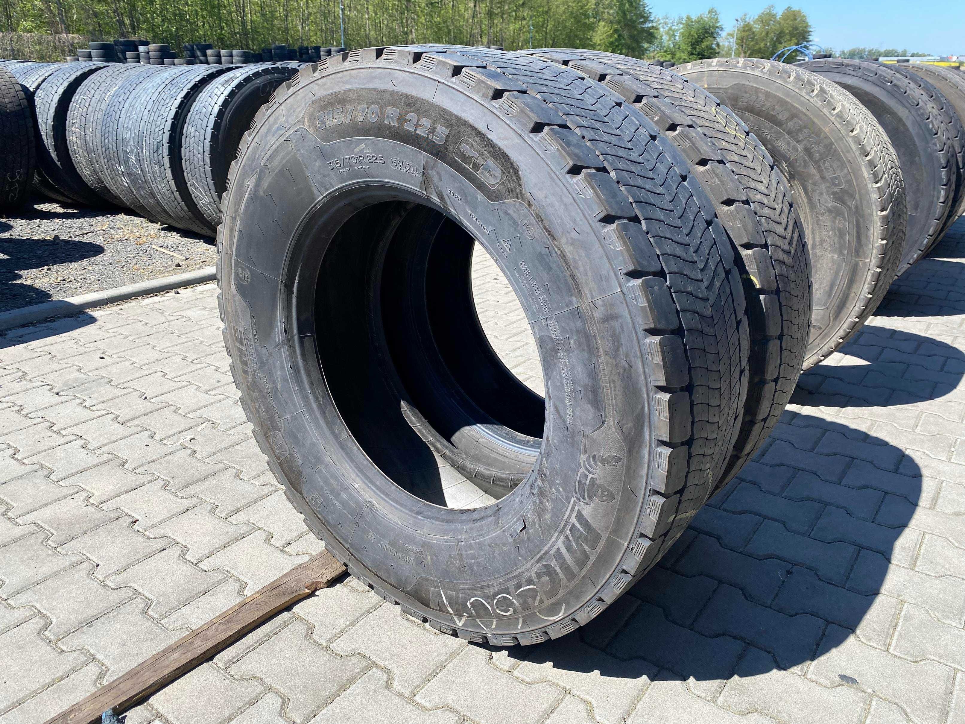 Opony 315/70R22.5 MICHELIN X LINE ENERGY D EVO 2 Napędowe 10-11mm