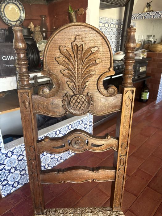 Cadeira rústica vintage