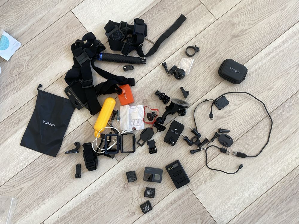 GoPro hero 5 black edition камера і багато аксесуарів і 3 батареї