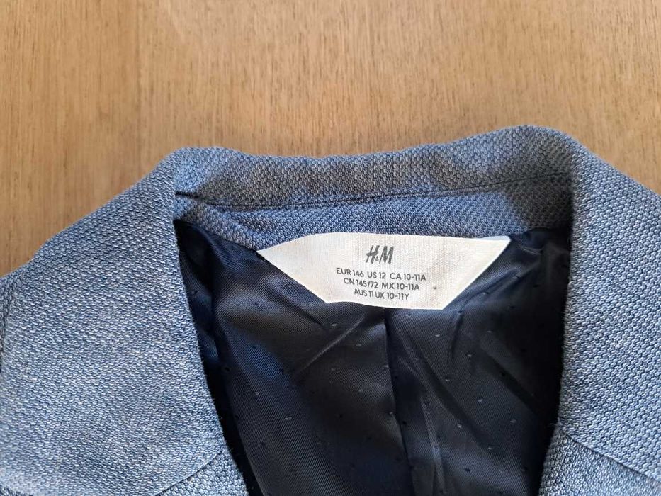Marynarka niebieska, chłopięca, H&M, rozm.146