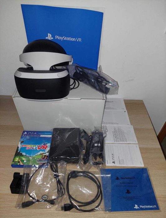 Óculos Vr C/Caixa  + Camera + Acessórios + Jogo de Oferta/ Para Ps4