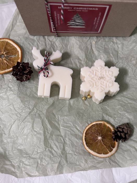 Набір свічок, новорічні свічки, набір новорічних свічок, свічки