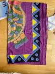 pareo colorido tons roxo