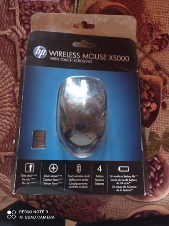 HP myszka wireless mouse x5000