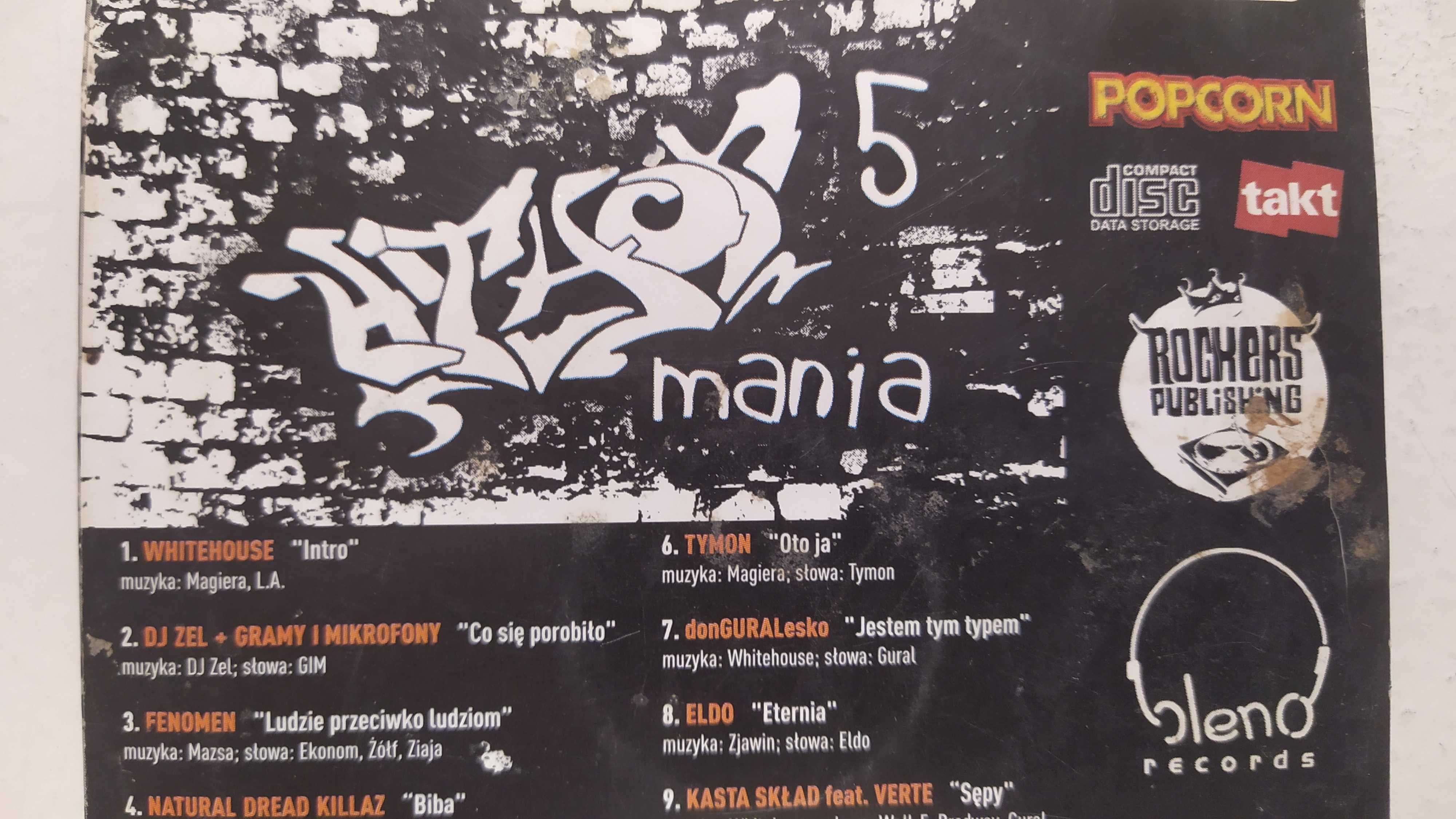 Hip Hop Mania 5 Fenomen DJ Zel Eldo Tymon Grammatik Kasta koperta