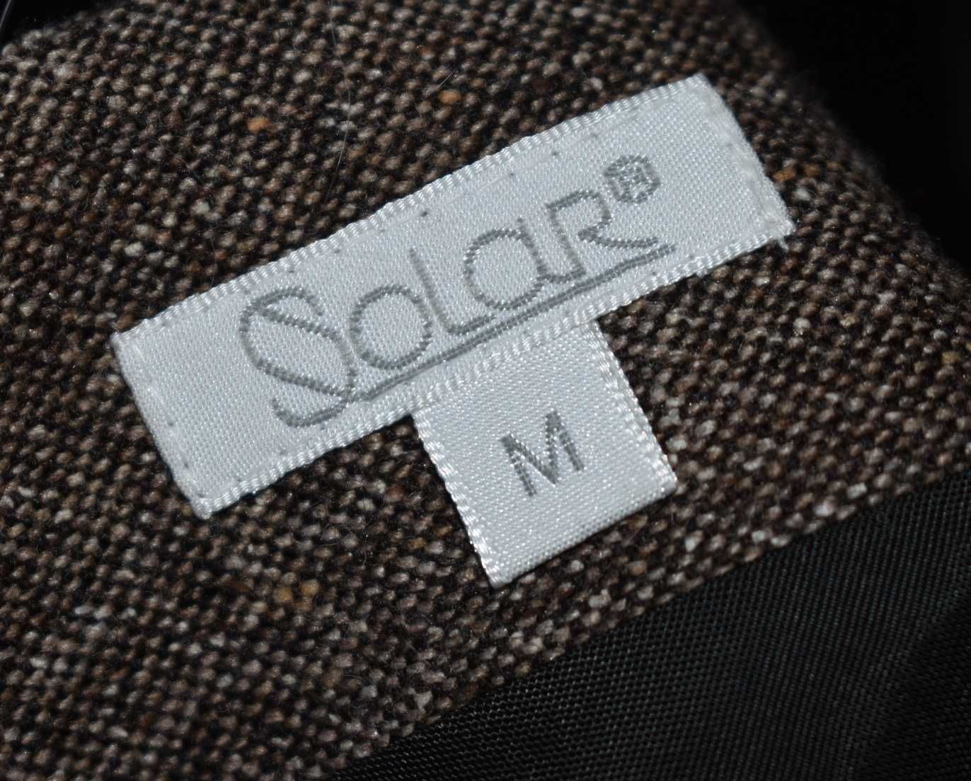 Spódnica wełniana M 38 wełna Solar prosta midi do kolan elegancka