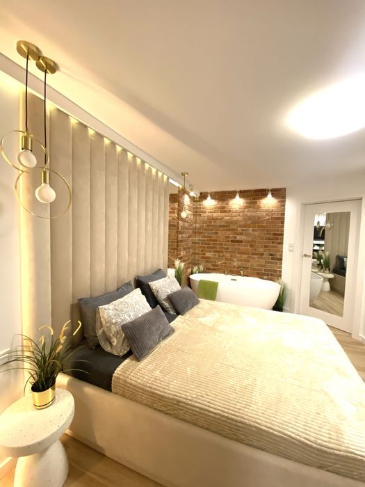 Apartamenty nad jeziorem Nocleg Mazury Ostróda MoLoo Apartament