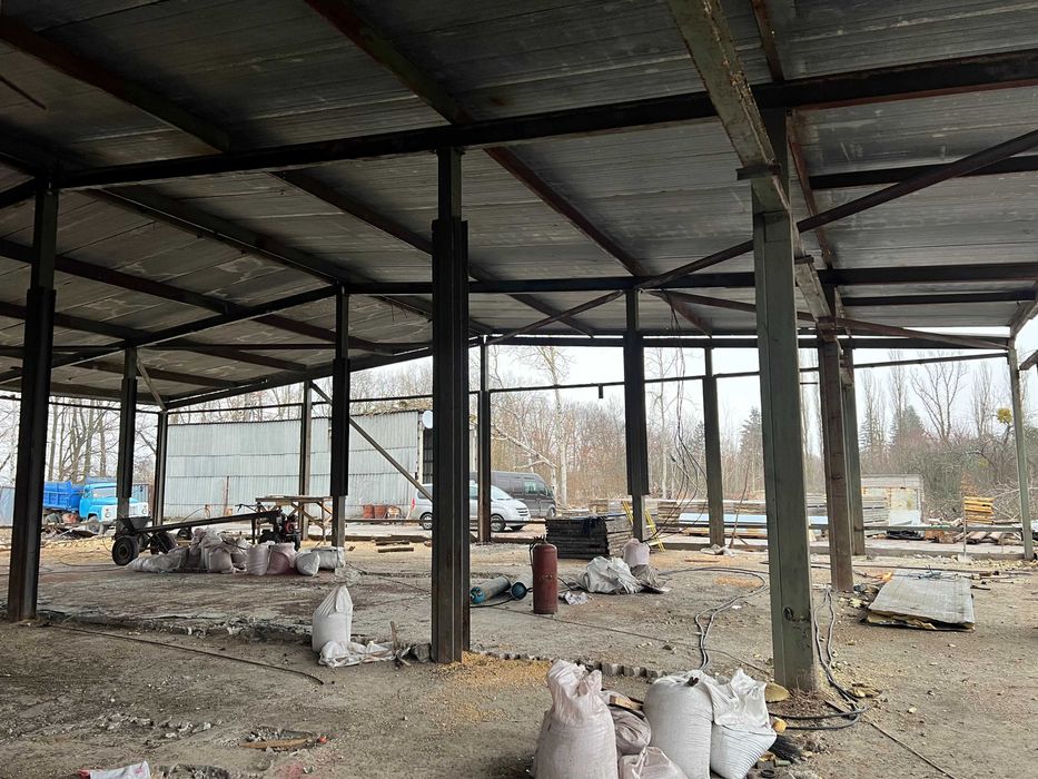 Склад ангар б/в  Сто демонтований каркас 24м на24м