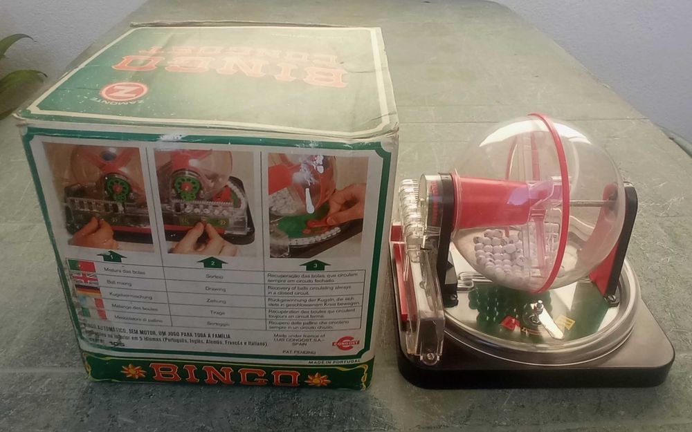 Bingo Conquest - brinquedo vintage feito em Portugal