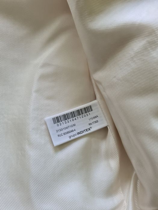 Krótka kurtka boucle Zara M żakiet marynarka kieszenie nowa