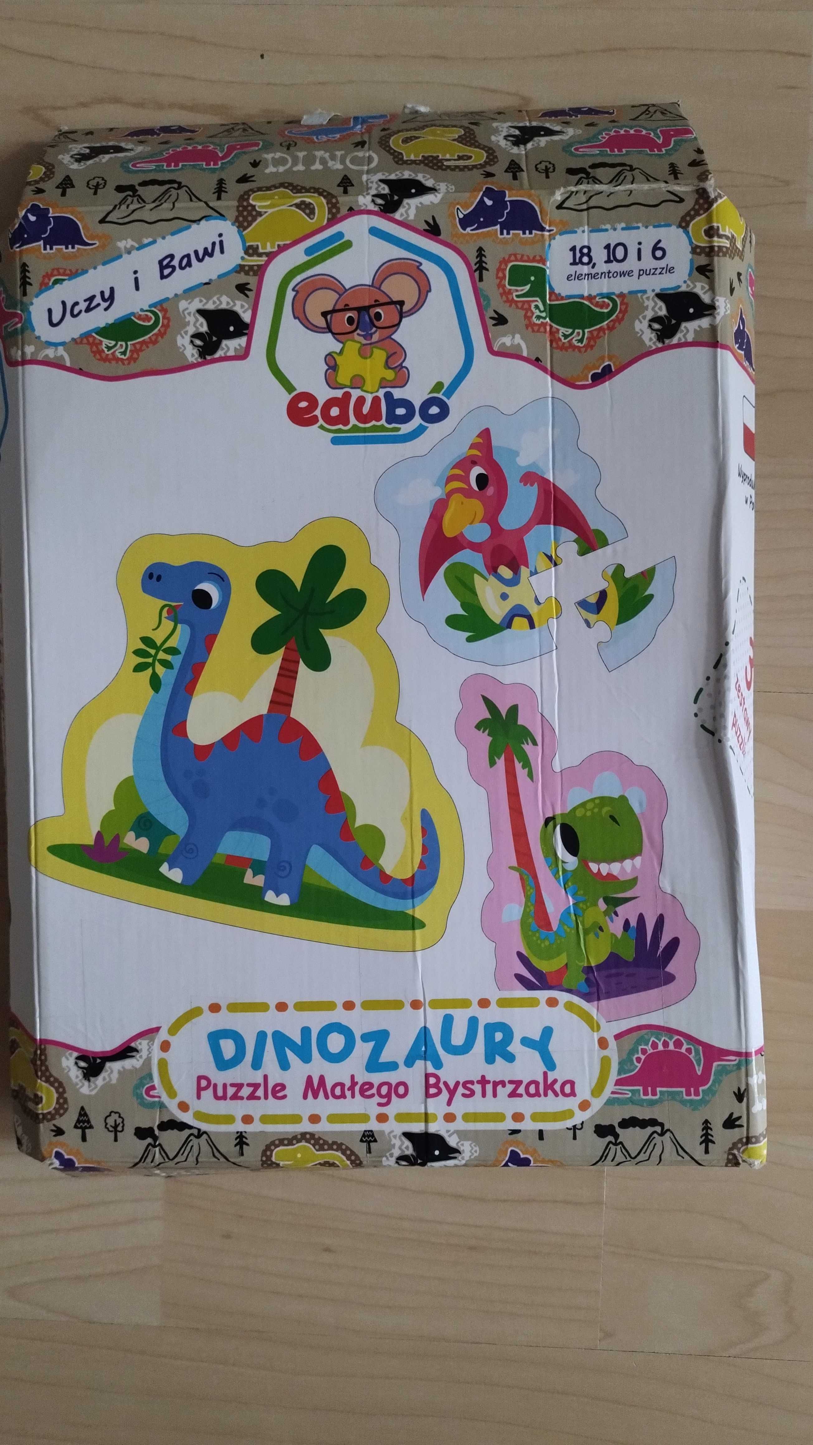 Puzzle dinozaury dla malucha