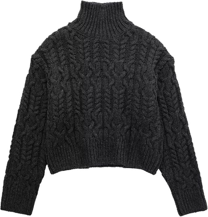 Светр графітового кольору від ZARA