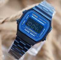 Casio A168 годинник Vintage блакитний синього кольору